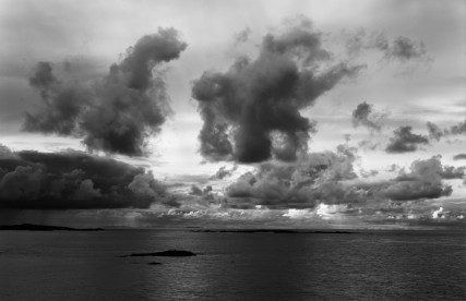 Storm clouds from the isle of mull